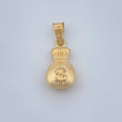 Dije Bolsa de Dinero 0.75gr / 2.3cm / Oro Amarillo 18%