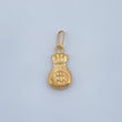 Dije Bolsa de Dinero 0.35gr / 1.8cm / Oro Amarillo 18%