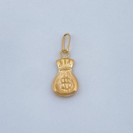 Dije Bolsa de Dinero 0.35gr / 1.8cm / Oro Amarillo 18%