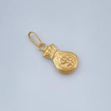 Dije Bolsa de Dinero 0.35gr / 1.8cm / Oro Amarillo 18%