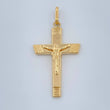 Dije Cruz Cristo 1.45gr / 4cm / Oro Amarillo 18K +