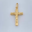 Dije Cruz Cristo 1.2gr / 3cm / Oro Amarillo 18K +