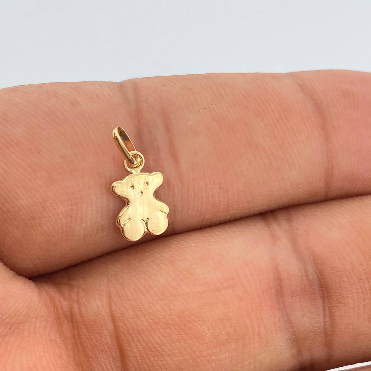 Dije Oso TS 0.3gr / 1.5cm / Oro Amarillo 18%