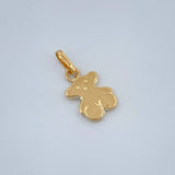 Dije Oso TS 0.3gr / 1.5cm / Oro Amarillo 18%