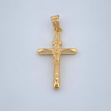 Dije Cruz Cristo 0.7gr / 2.6cm / Oro Amarillo 18K %