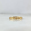 Anillo Lazo Cruzado 1.5gr / T6 3/4 / Oro Amarillo *