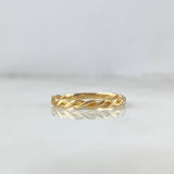 Anillo Lazo Cruzado 1.5gr / T6 3/4 / Oro Amarillo *