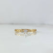 Anillo Solitario Infinitos 1.25gr / T7 1/2 / Circon Blanco Oro Amarillo