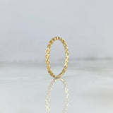 Anillo Infinitos 1.05gr / T7 1/4 / Oro Amarillo