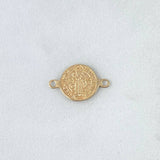 Herraje San Benito 0.6gr / 2.7cm / Plano Oro Amarillo