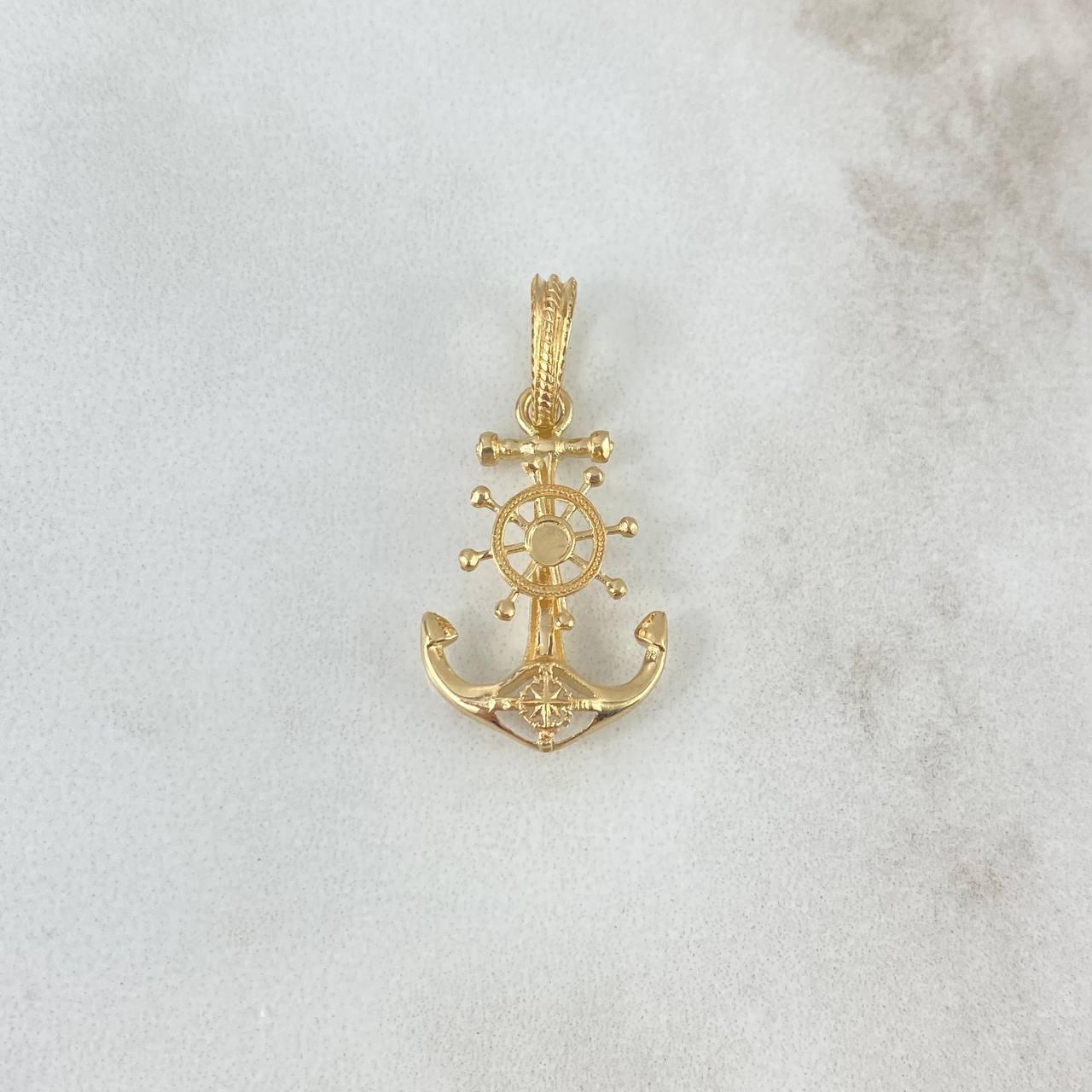 Dije Ancla Timon 2.2gr / 2.8cm / Oro Amarillo