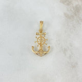Dije Ancla Timon 2.2gr / 2.8cm / Oro Amarillo