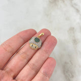 Dije Hongo 2.25gr / 2.3cm / Circones Blancos Verdes Oro Amarillo *
