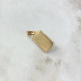 Dije Placa Rostro de Cristo 7.35gr / 3.5cm / Circones Blancos Dos Oros Amarillo Blanco *