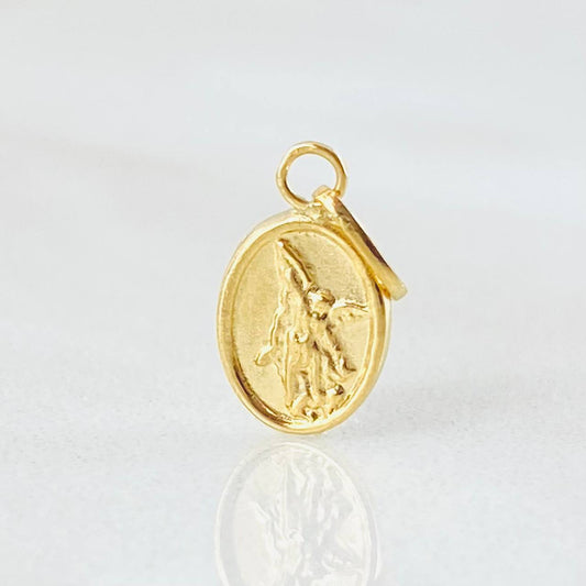 Dije San Miguel Arcangel 0.2gr / 1.5cm / Oro Amarillo 18K *