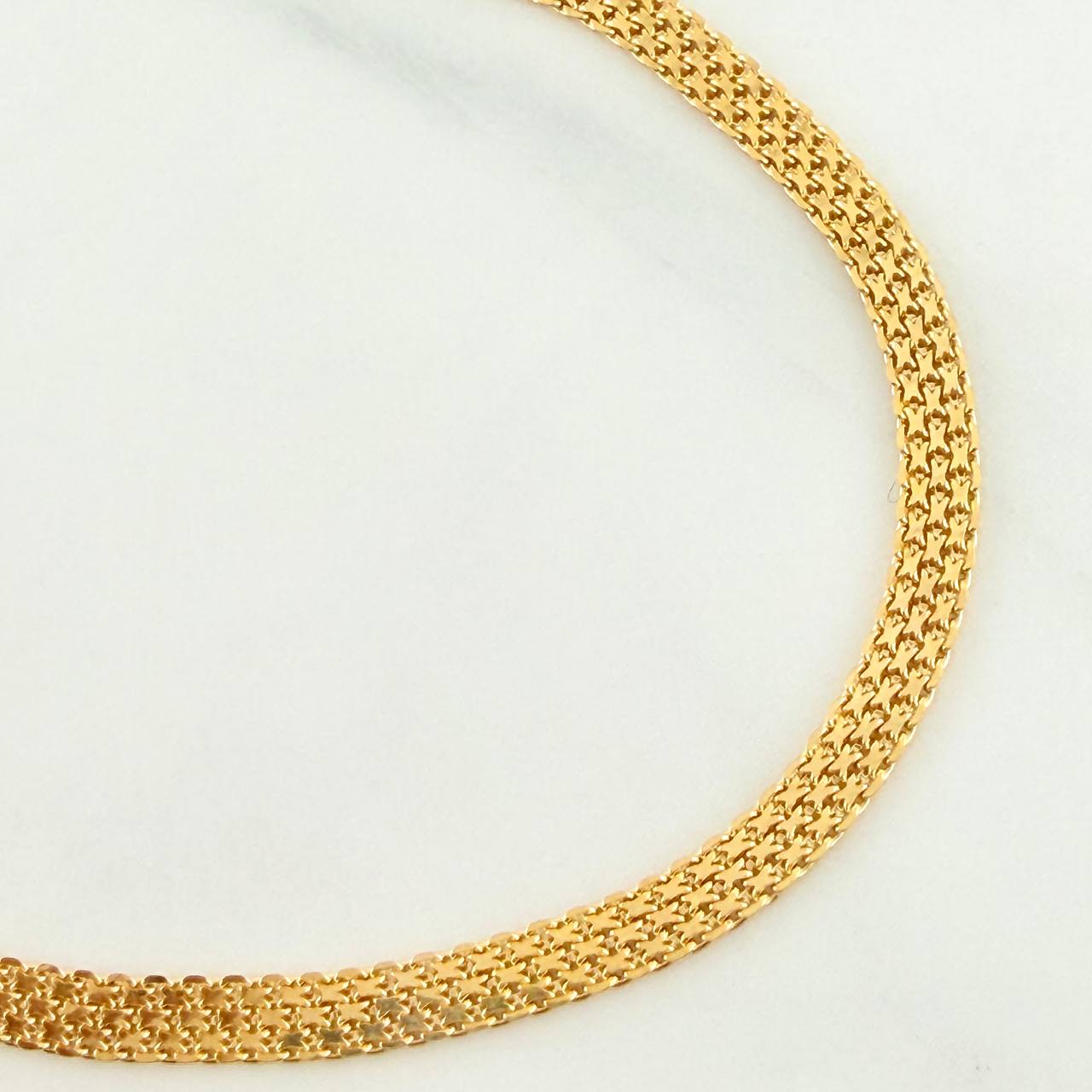 Pulso Chino 3.3gr / 19cm / 2mm Oro Amarillo +1 18K $
