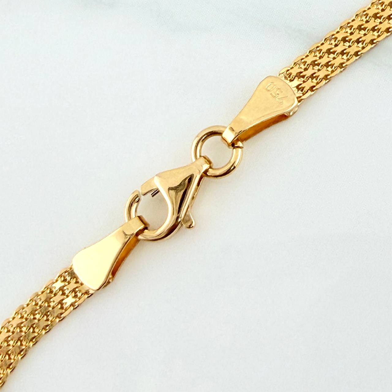 Pulso Chino 3.3gr / 19cm / 2mm Oro Amarillo +1 18K $