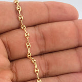Tobillera GC 2.45gr / 25.4cm / 2.85mm Oro Amarillo 18K +