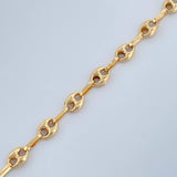 Tobillera GC 2.45gr / 25.4cm / 2.85mm Oro Amarillo 18K +