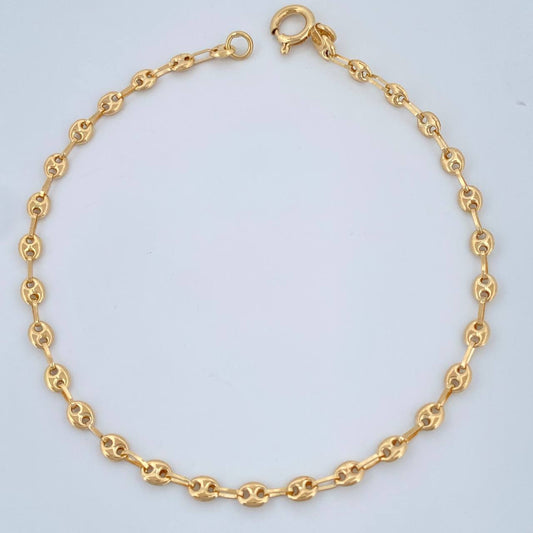 Pulso GC 2.25gr / 20cm / 2mm Oro Amarillo 18K +