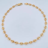 Tobillera GC 4.85gr / 27cm / 3mm Oro Amarillo 18K +