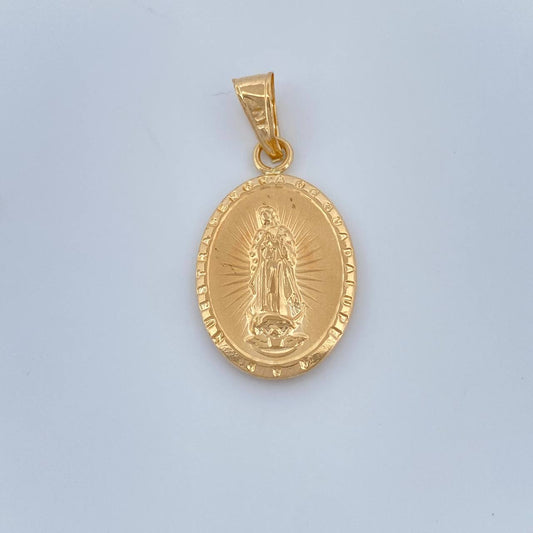 Dije Virgen de Guadalupe 1.6gr / 3cm / Oro Amarillo 18K +