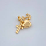 Dije Tres Gracias 0.5gr / 2cm / Oro Amarillo 18K %