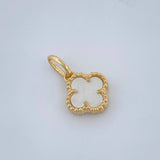 Dije Trebol 1.15gr / 1.7cm / Oro Amarillo Nac.Esp. 18K +