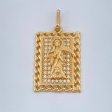 Dije Santa Muerte 3.75gr / 2.8cm / Oro Amarillo 18K +
