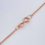 Set Cadena y Dije Militar + Rostro Oso 3.25gr / 50.2cm / 1mm Oro Rosa 18K (Oferta) %