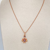 Set Cadena y Dije Militar + Pato Bolsas De Dinero 4.55gr / 50cm / 1mm Tres Oros 18K (Oferta) %