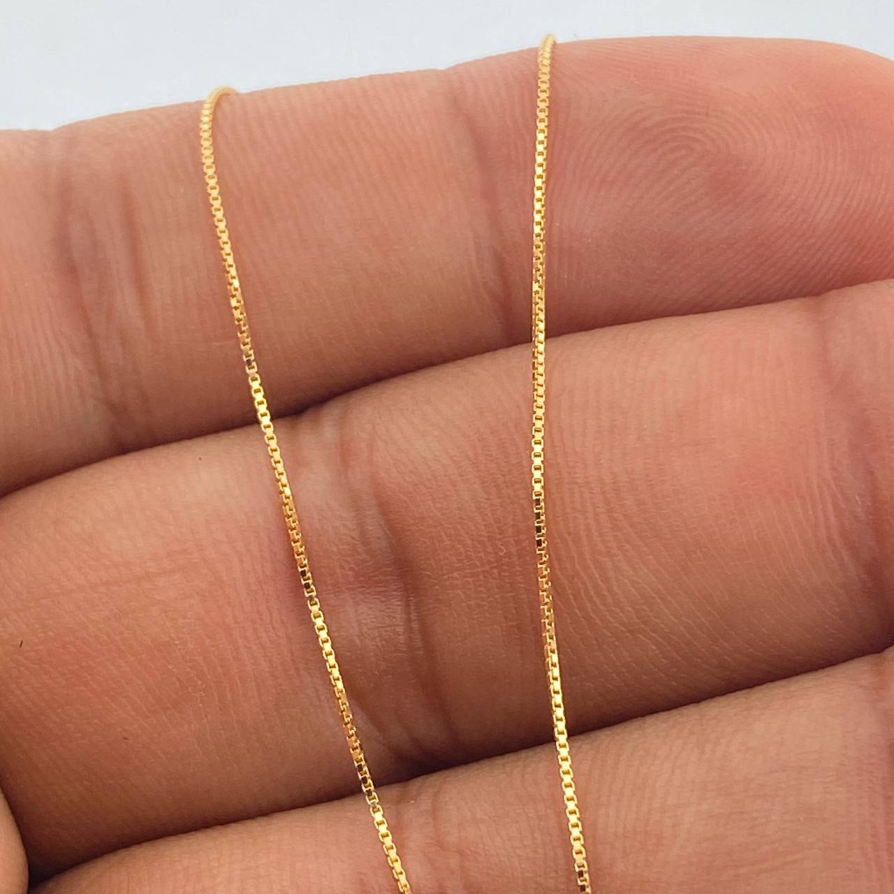Set Cadena y Dije Veneciana + Silueta Corazon 1.75gr / 45.2cm / 1mm Oro Amarillo 18K (Oferta) %