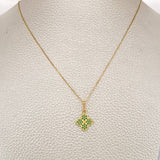 Set Cadena y Dije Veneciana + Flor 2.05gr / 40cm / 1mm Oro Amarillo 18K (Oferta) %
