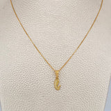 Set Cadena y Dije Veneciana + Virgen Maria 1.8gr / 44.8cm / 1mm Oro Amarillo 18K (Oferta) %