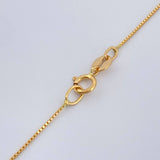 Set Cadena y Dije Veneciana + Virgen Maria 1.8gr / 44.8cm / 1mm Oro Amarillo 18K (Oferta) %