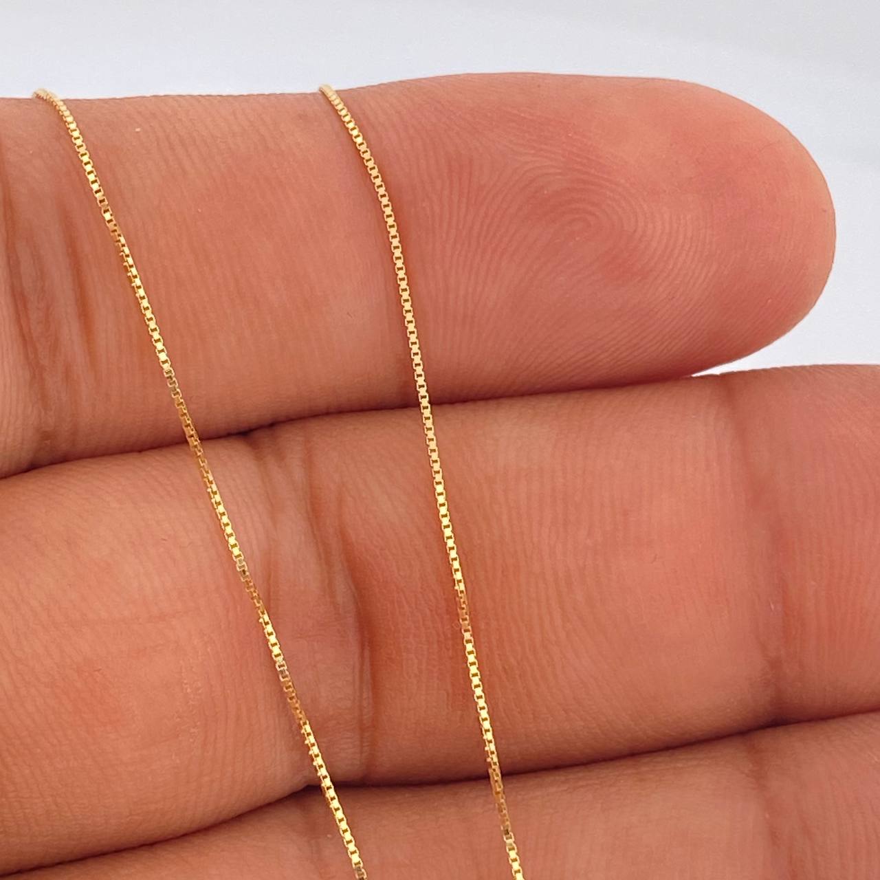 Set Cadena y Dije Veneciana + Infinito 1.35gr / 40cm / 1mm Oro Amarillo 18K (Oferta) %