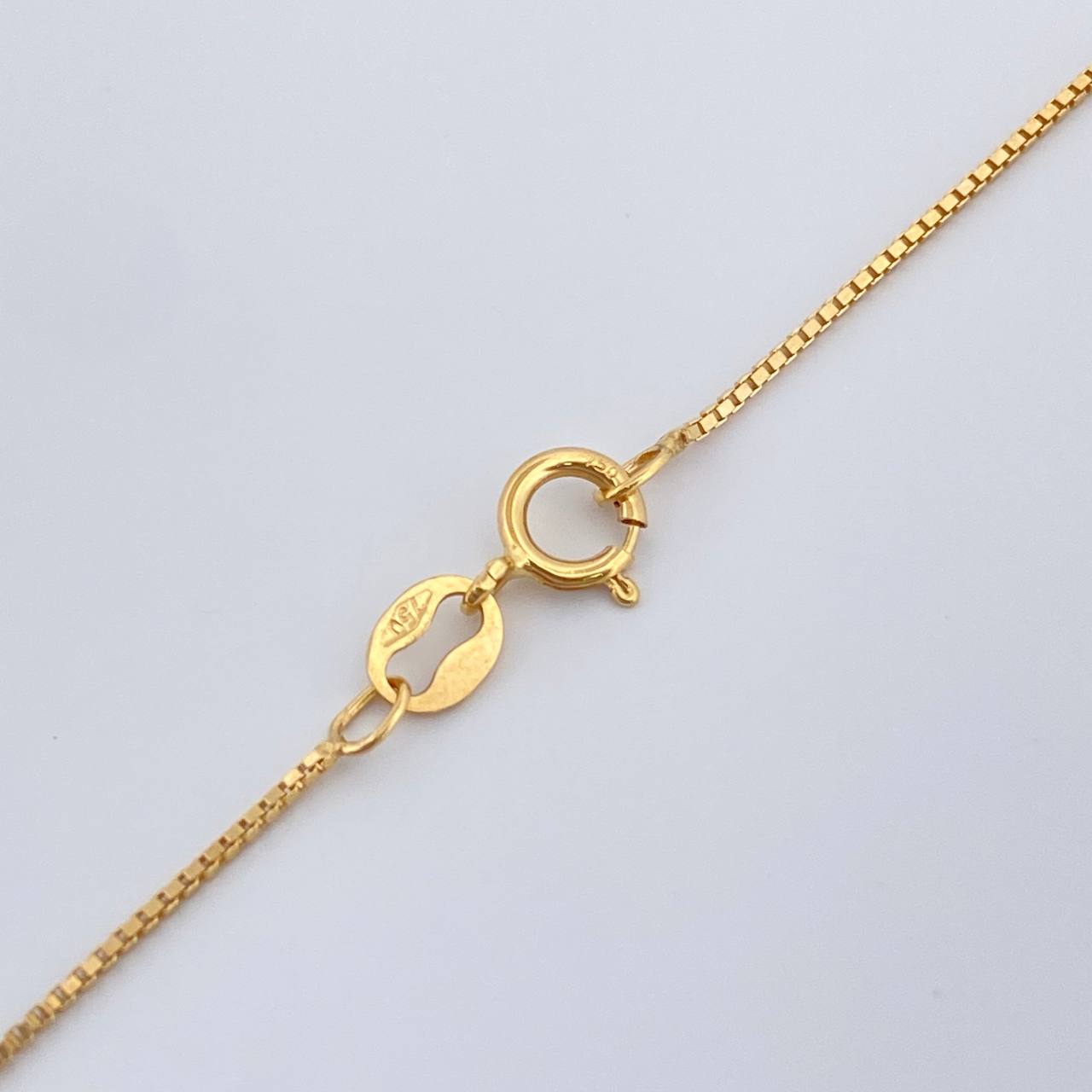 Set Cadena y Dije Veneciana+ Virgen De Guadalupe 2.3gr / 47cm / 1mm Oro Amarillo 18K (Oferta) %