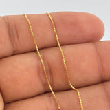 Set Cadena y Dije Veneciana + Libelula 2.3gr / 46.7cm / 1mm Oro Amarillo 18K (Oferta) %