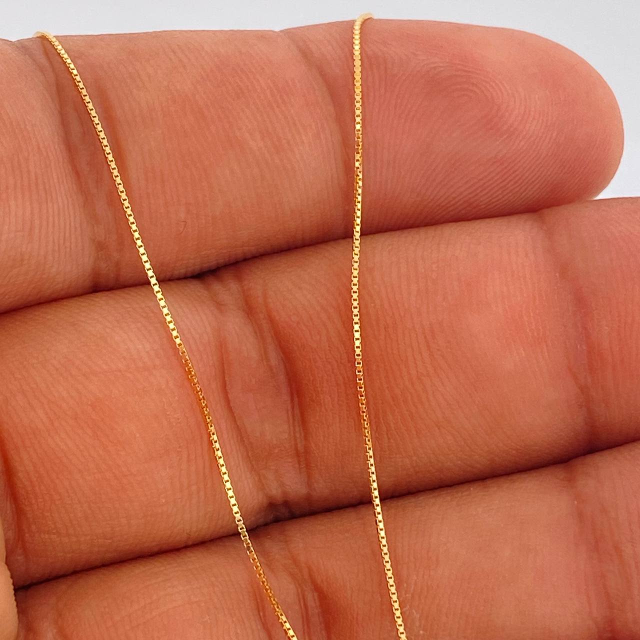 Set Cadena y Dije Veneciana + Cartas Poker 2.6gr / 45.2cm / 1mm Oro Amarillo 18K (Oferta) %