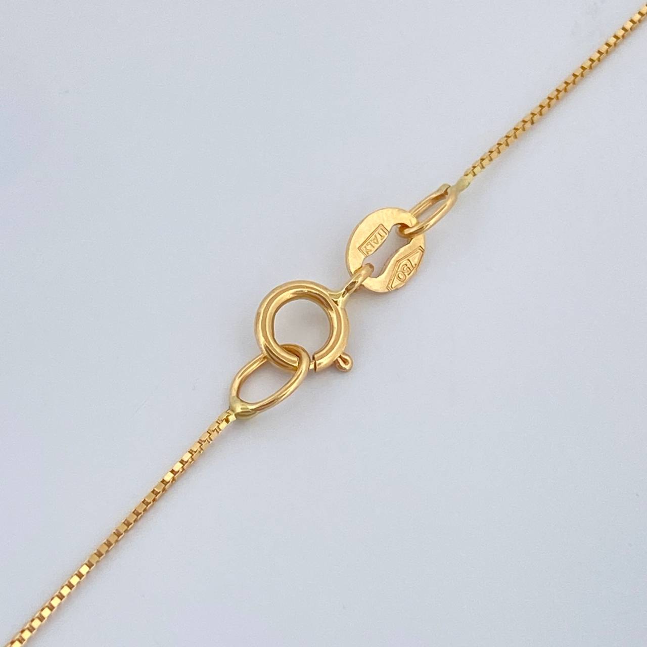 Set Cadena y Dije Veneciana + Cartas Poker 2.6gr / 45.2cm / 1mm Oro Amarillo 18K (Oferta) %