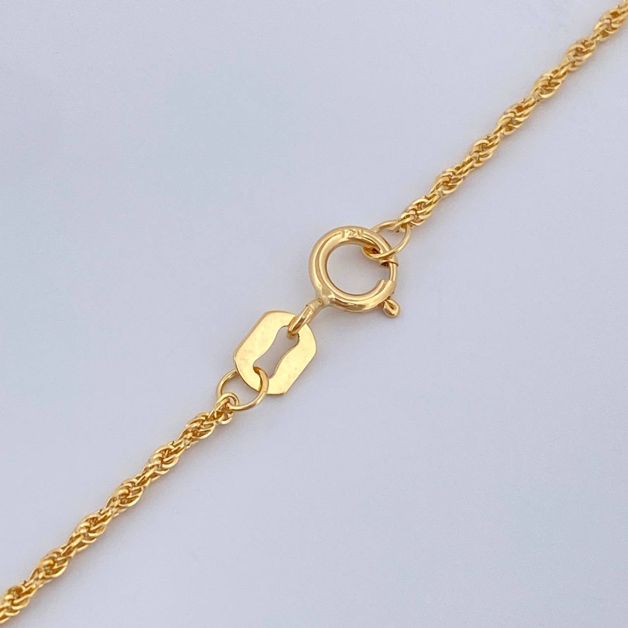 Set Cadena y Dije Lazo + Oso Ts 1.6gr / 45.1cm / 1mm Oro Amarillo 18K (Oferta) %
