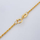 Set Cadena y Dije Lazo + Virgen De Guadalupe 1.5gr / 44.5cm / 1mm Oro Amarillo 18K (Oferta) %