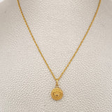 Set Cadena y Dije Lazo + Corona 1.5gr / 44.6cm / 1mm Oro Amarillo 18K (Oferta) %