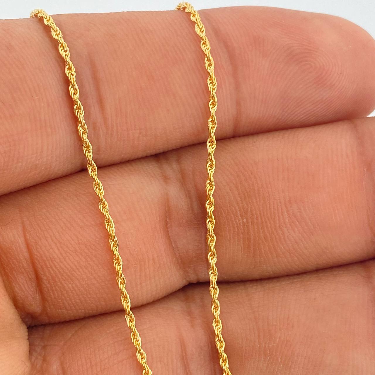 Set Cadena y Dije Lazo + Oso Ts 1.6gr / 45.2cm / 1mm Oro Amarillo 18K (Oferta) %