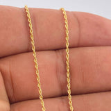 Set Cadena y Dije Lazo + Corona 1.6gr / 44.2cm / 1mm Oro Amarillo 18K (Oferta) %