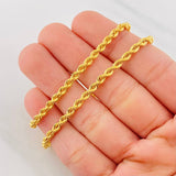 Cadena Lazo 7.8g / 60cm / 3.2mm Oro Amarillo 18K
