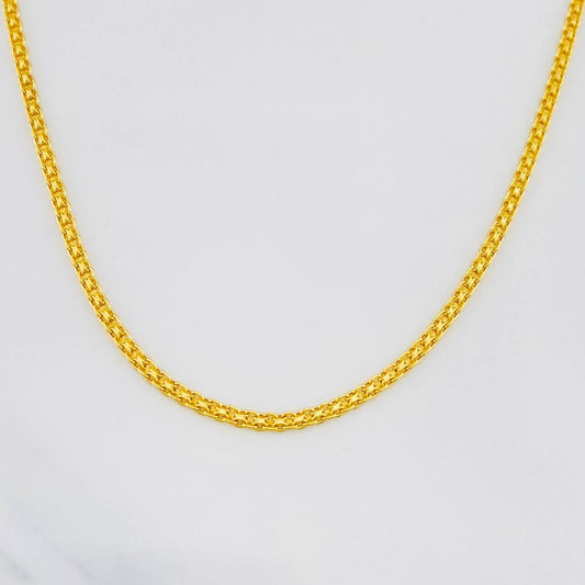 Cadena China 3.35g / 60cm / 1.5mm Oro Amarillo 18K