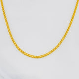 Cadena China 3.25g / 60cm / 1.5mm Oro Amarillo 18K