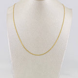 Cadena China 3.25g / 60cm / 1.5mm Oro Amarillo 18K