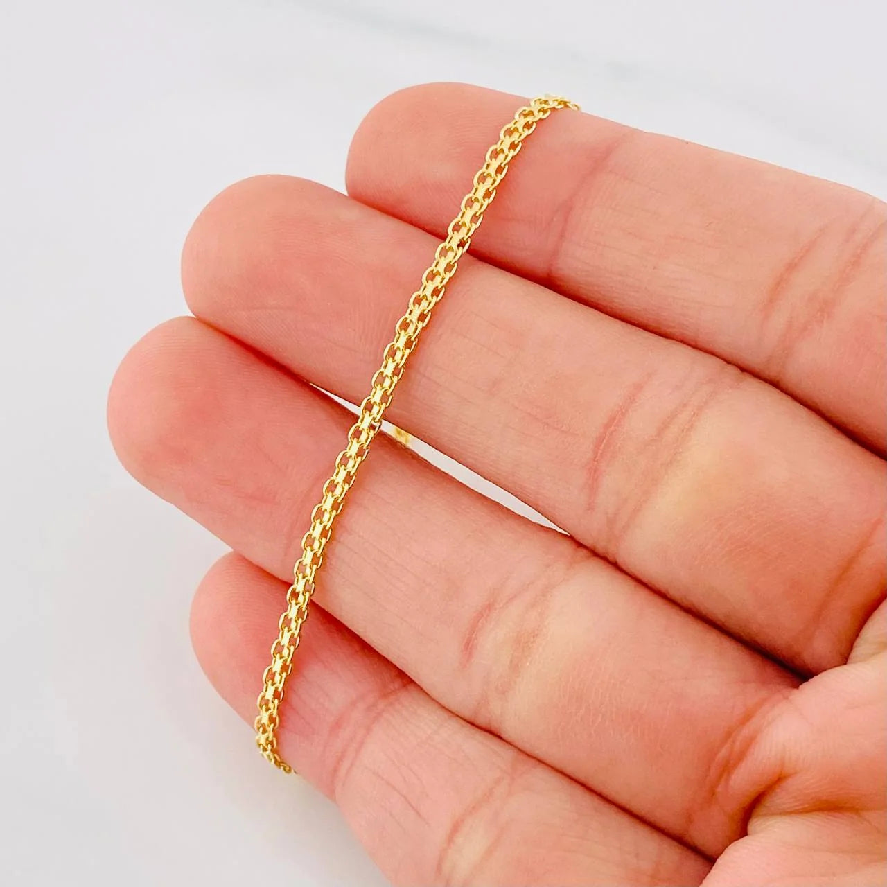 Pulso Chino 2g / 19cm / 2.05mm Oro Amarillo 18K